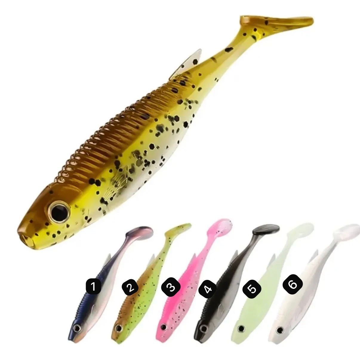  LRF ve Spin Avcı Silikon Balık Seti