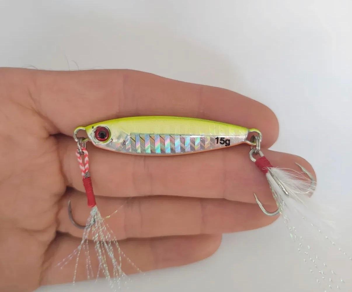 Kıyıdan At-Çek Tüylü Jig Seti - 15g