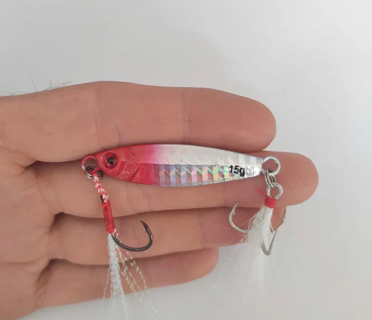 Kıyıdan At-Çek Tüylü Jig Seti - 15g