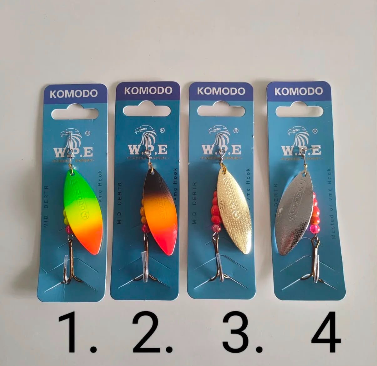  W.P.E Komodo Döner Kaşık Seti - 20g / 7.5cm