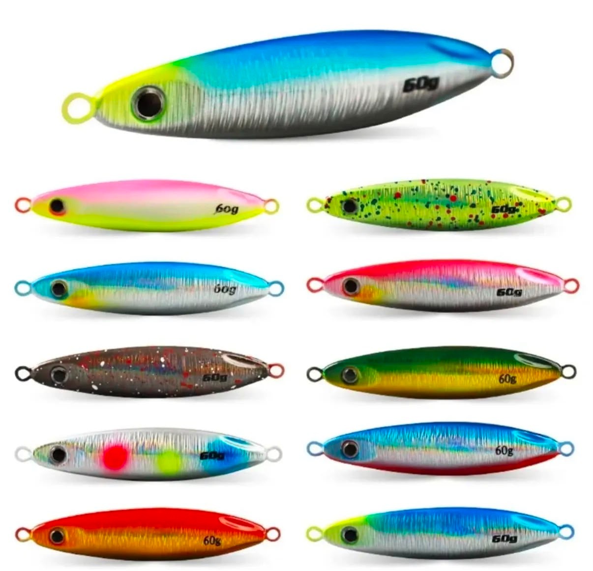  Kıyıdan At-Çek Çift İğneli Jig Seti - 20g / 6.5cm