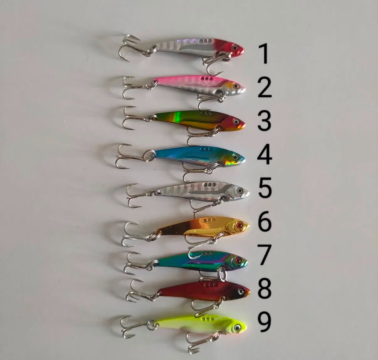 LRF Metal Vibrasyon Yem Seti - 3.9cm / 3g Çok Delikli