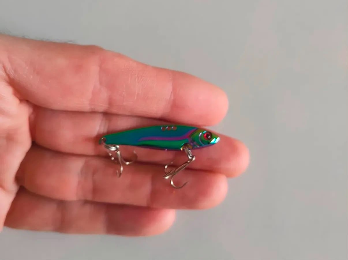 LRF Metal Vibrasyon Yem Seti - 3.9cm / 3g Çok Delikli