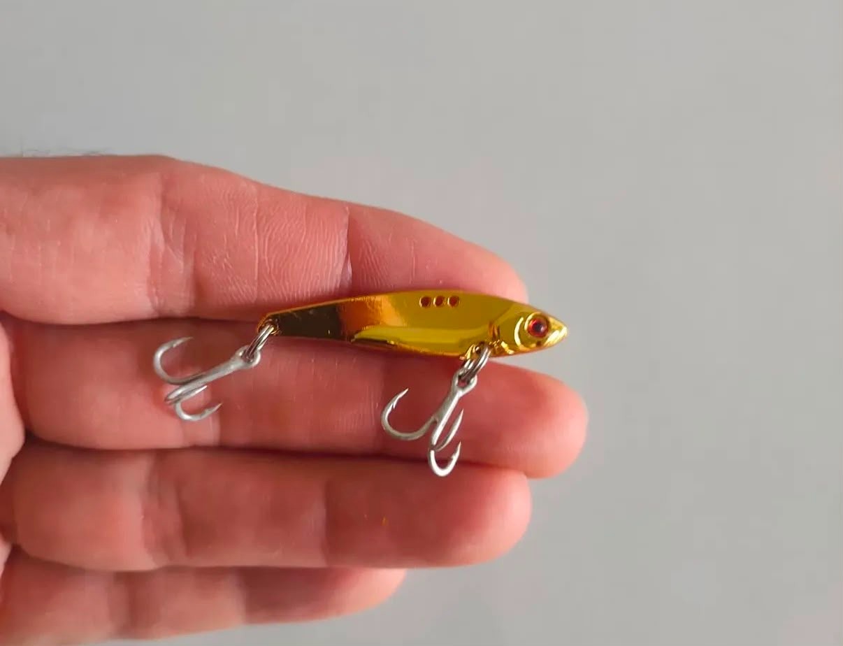 LRF Metal Vibrasyon Yem Seti - 3.9cm / 3g Çok Delikli