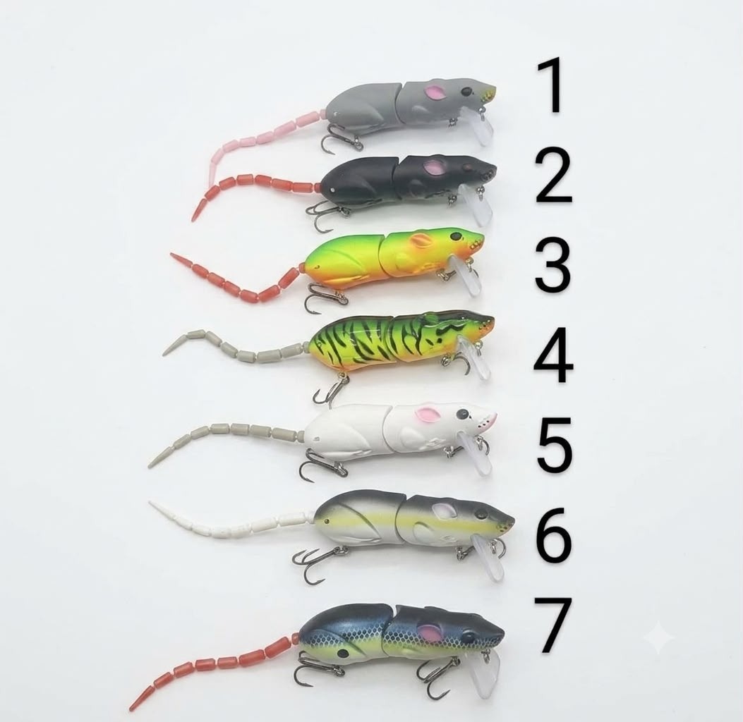 Eklemli Fare Maket Balık Seti - 8.5cm / 15g