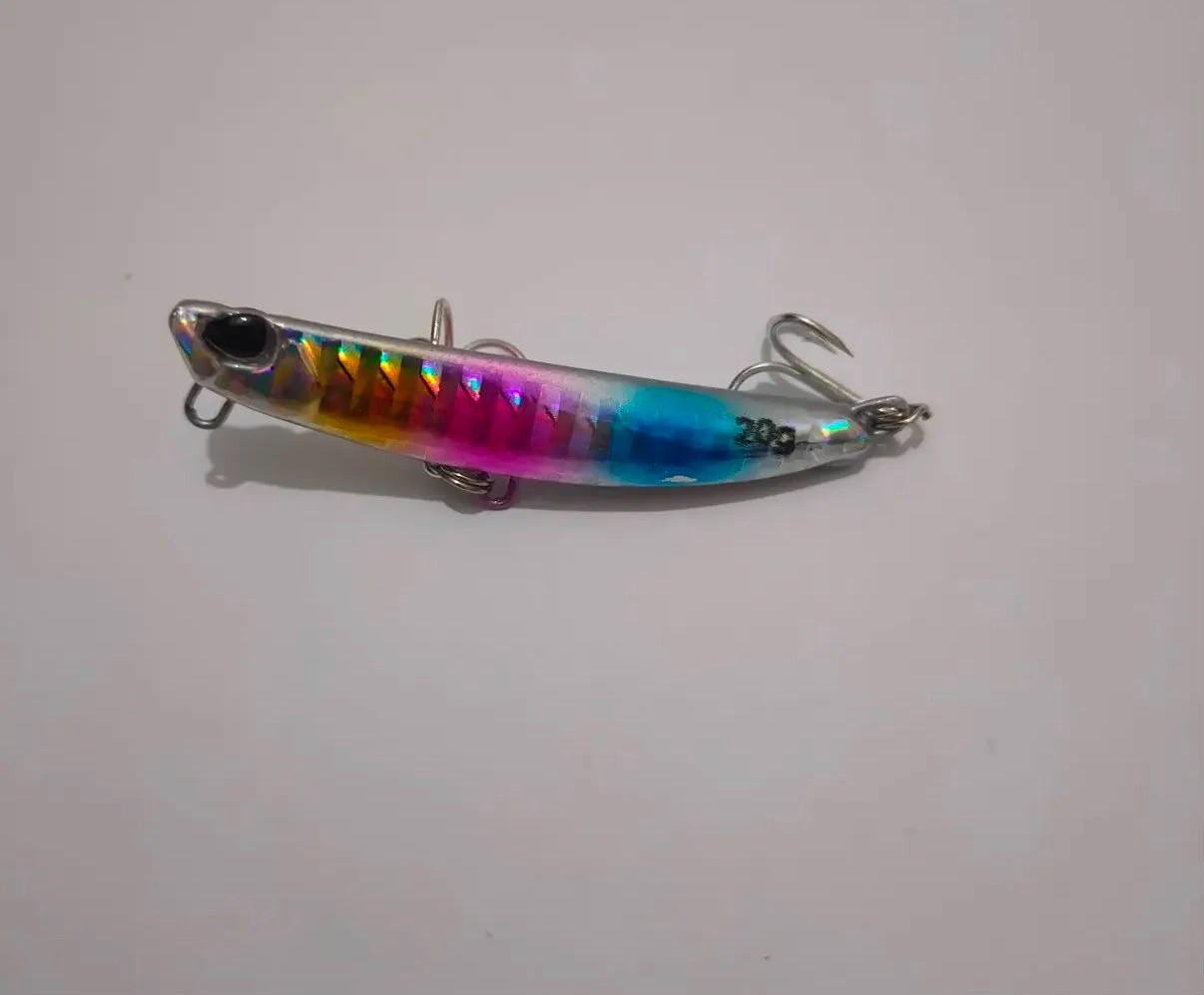Kıyı Jigging Uyumlu Çizgili Glowlu Suni Yem Jig Seti - 20 gr (5 Farklı Renk)