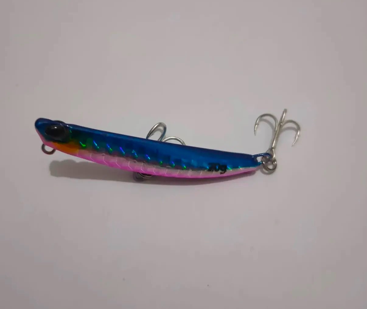 Kıyı Jigging Uyumlu Çizgili Glowlu Suni Yem Jig Seti - 20 gr (5 Farklı Renk)