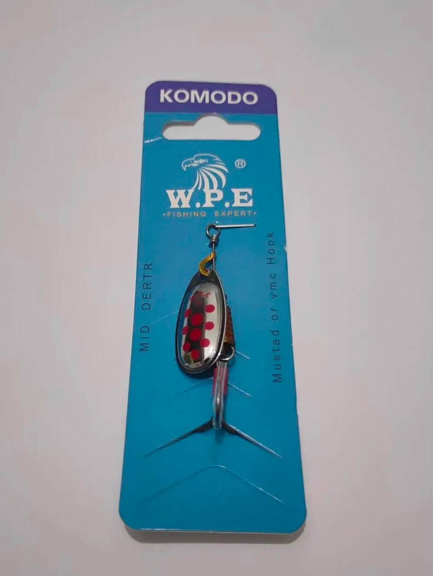 W.P.E İnce Uzun Palalı Döner Kaşık - 6.8 gr / Mustad-VMC Kancalı