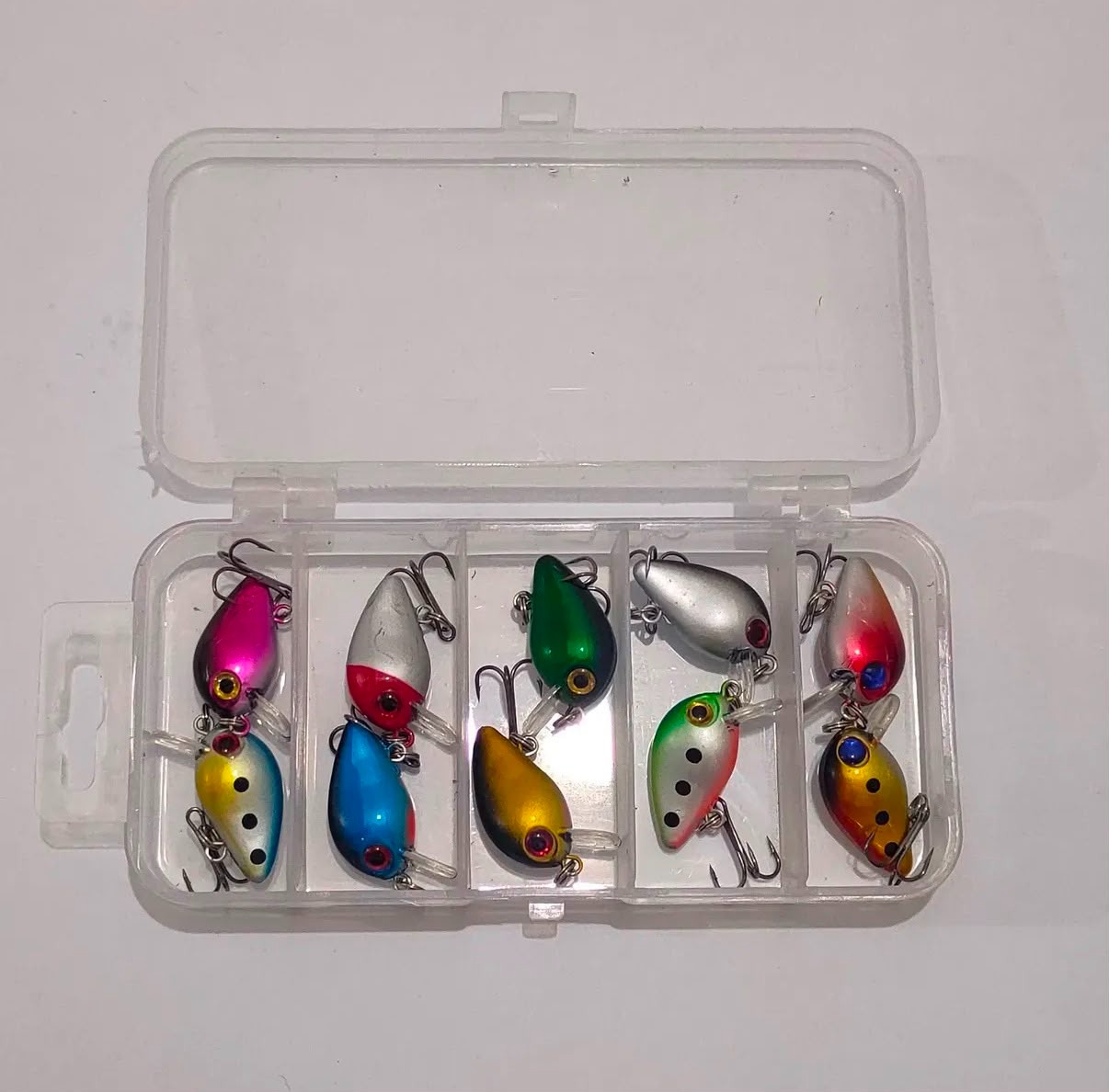 LRF ve Alabalık Uyumlu Mini Crankbait Maket Balık Seti - 3 cm / 1.5 gr (10'lu Kutulu)