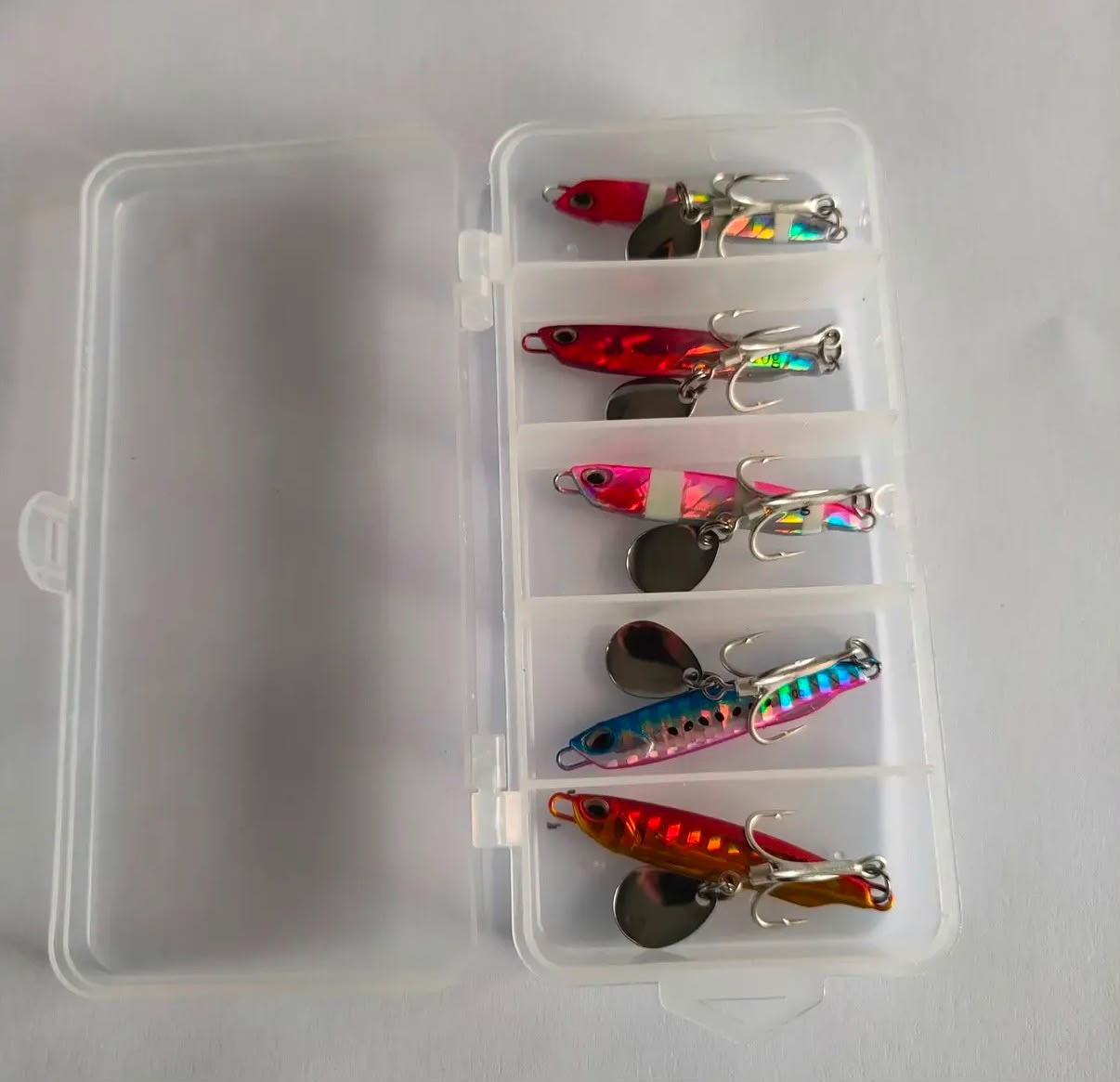 LRF ve Hafif Spin Uyumlu Döner Palalı Spin Tail Jig Seti - 10 gr (5'li Kutulu)