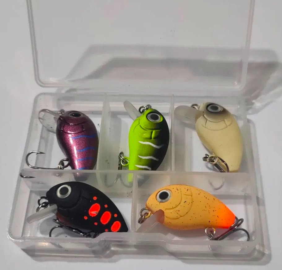 LRF ve Alabalık Uyumlu Mini Crankbait Seti - 2.8 cm / 2 gr (A-B-C Kutulu Varyasyon)