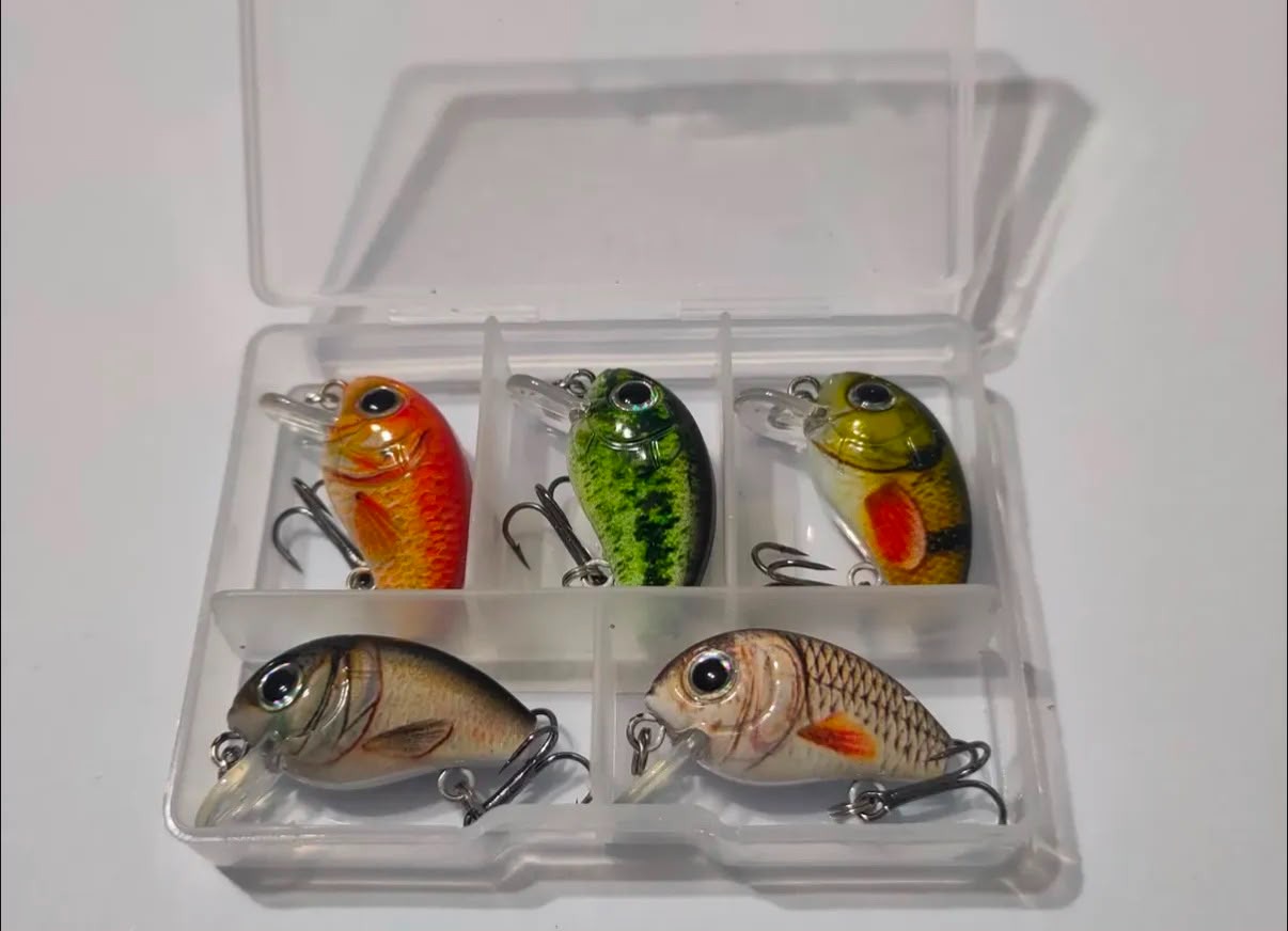 LRF ve Alabalık Uyumlu Mini Crankbait Seti - 2.8 cm / 2 gr (A-B-C Kutulu Varyasyon)