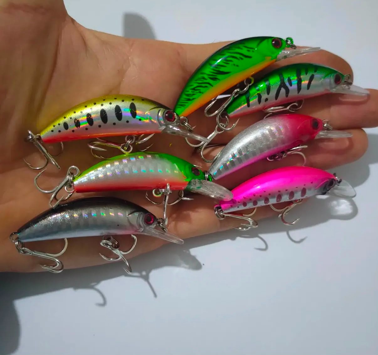 : LRF ve Alabalık Uyumlu Derin Dalar Batan Maket Balık - 6 cm / 5.5 gr (7 Renk)
