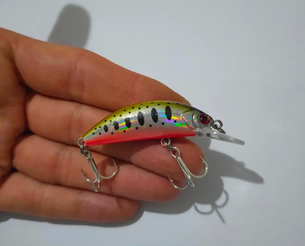 : LRF ve Alabalık Uyumlu Derin Dalar Batan Maket Balık - 6 cm / 5.5 gr (7 Renk)