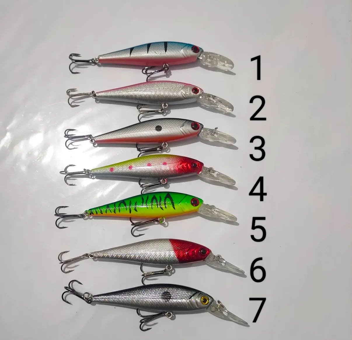 10.5cm 9.5g Yüzen (Floating) Maket Balık Serisi (7 Renk)