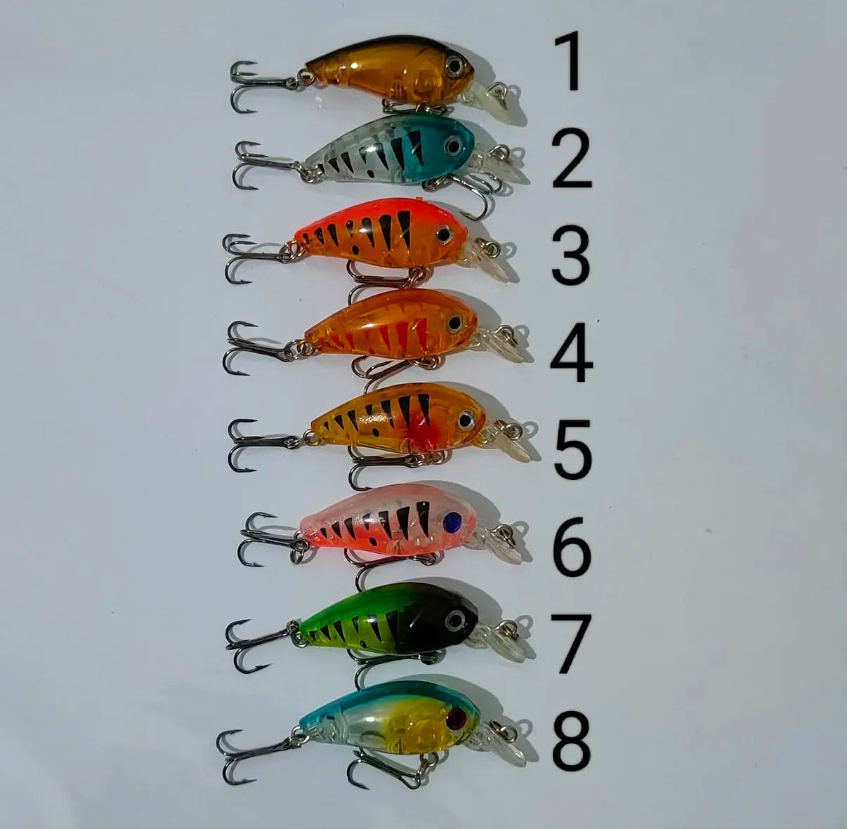 4.5cm 4g Yüksek Frekanslı LRF Maket Balık Serisi (8 Renk)