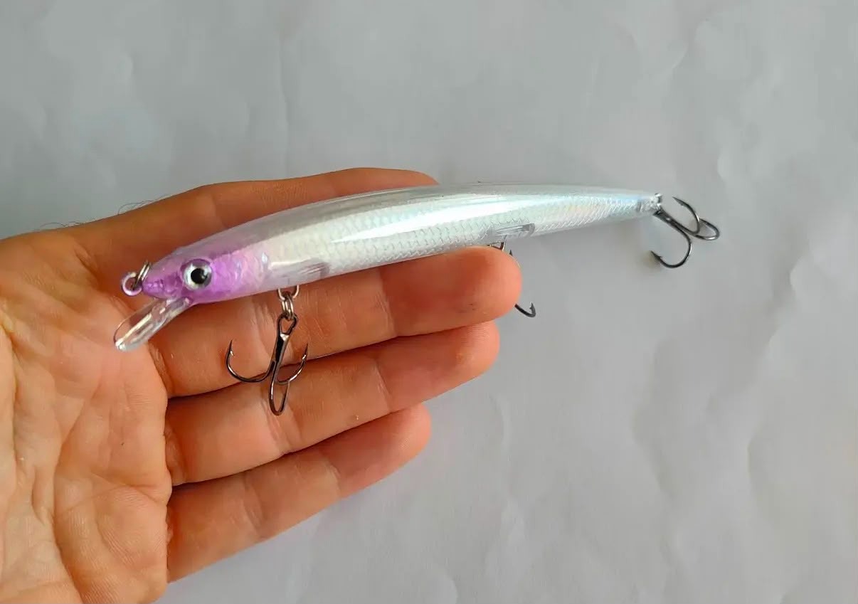 13.5cm 15.5g Slim Minnow 3 Kancalı Maket Balık Serisi (10 Renk)