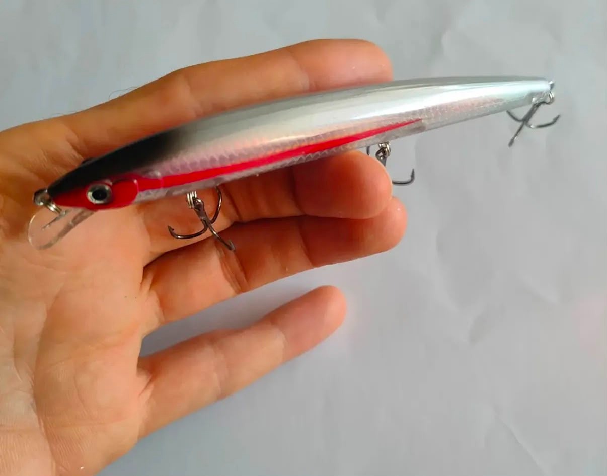 13.5cm 15.5g Slim Minnow 3 Kancalı Maket Balık Serisi (10 Renk)