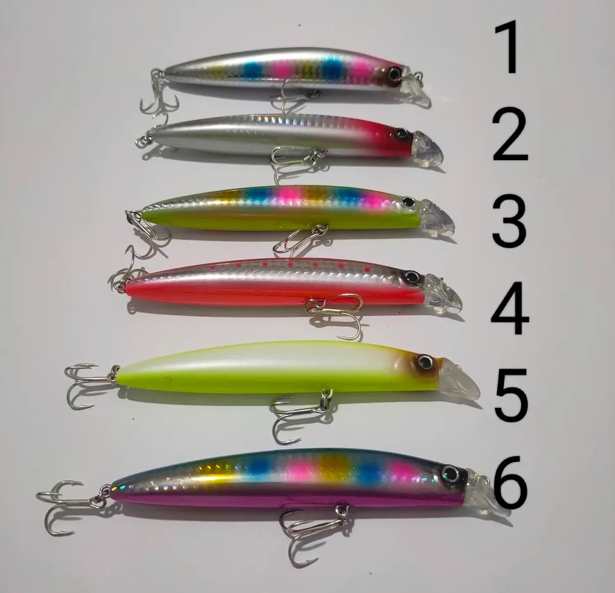 13cm 16g Batan (Sinking) Slim Maket Balık Serisi (6 Renk)