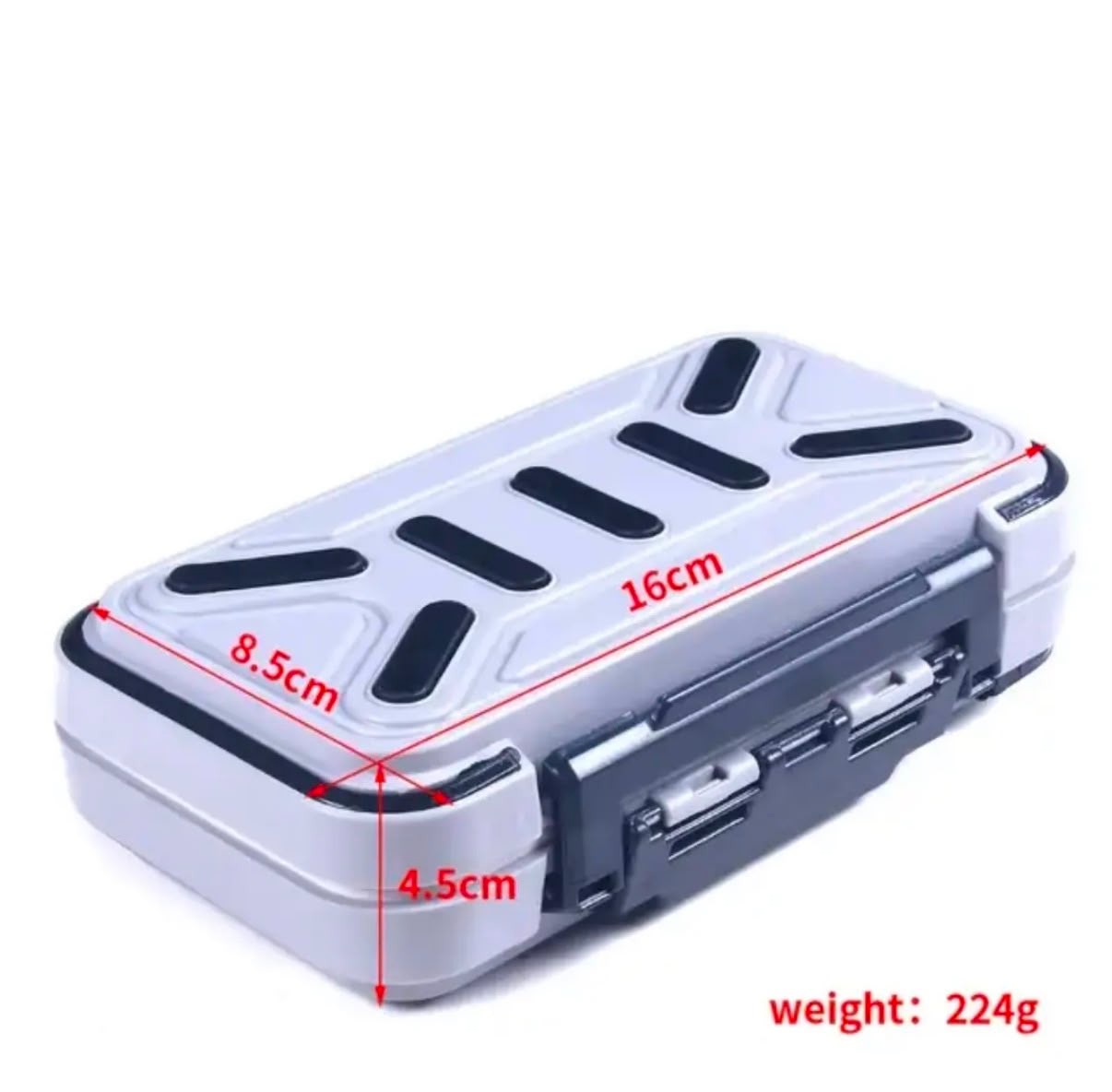 Çift Taraflı Su Geçirmez LRF Aksesuar Kutusu - 16x8.5x4.5 cm (Contalı)