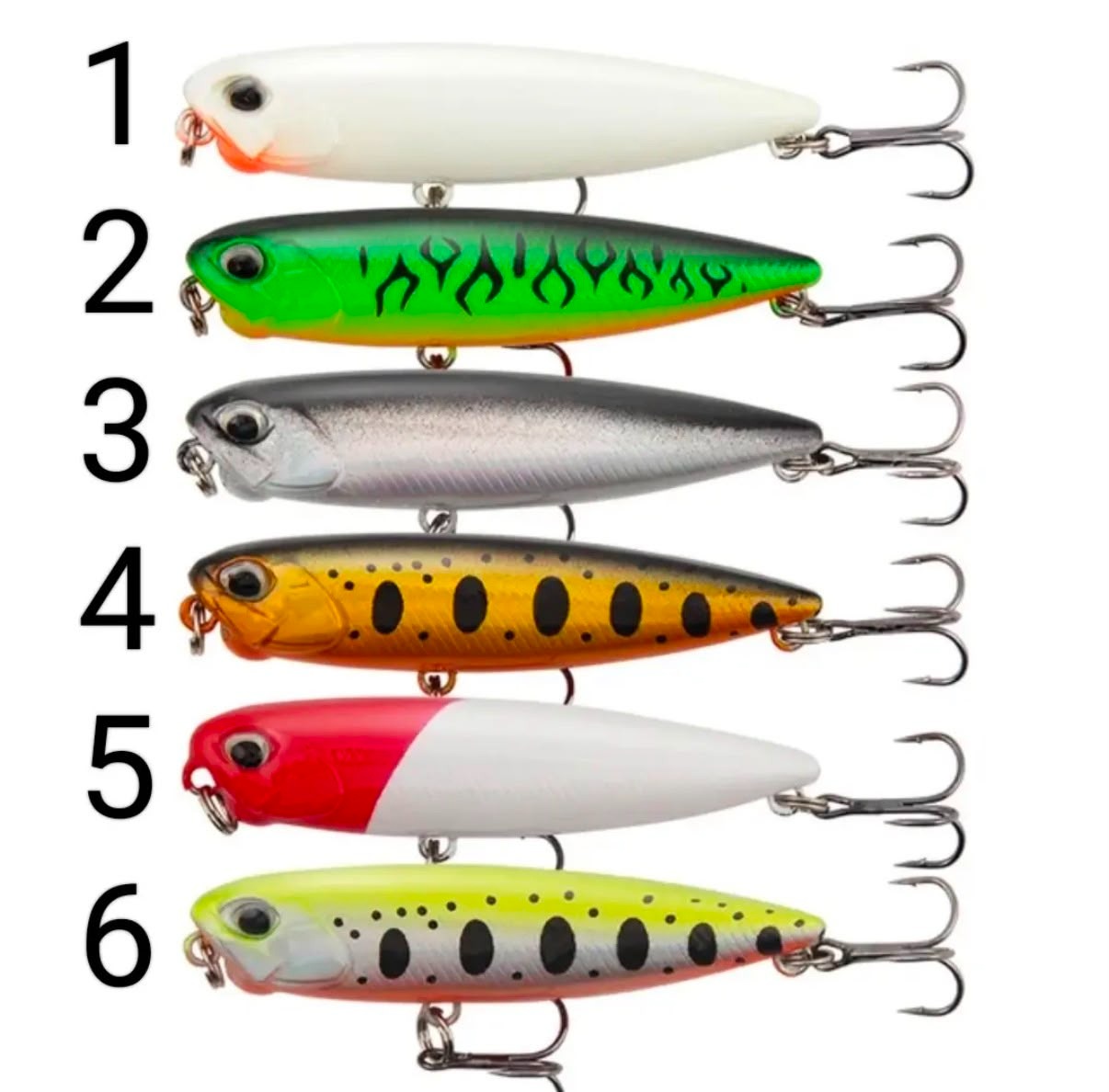 LRF Uyumlu WTD Aksiyonlu Su Üstü Yem - 6.5 cm / 5.5 gr Stickbait