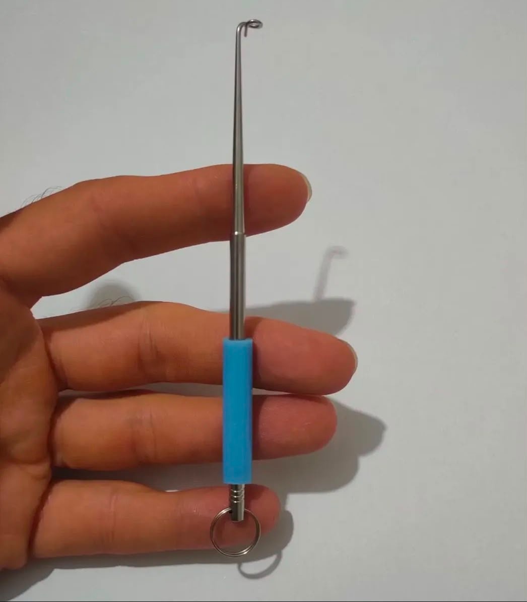 Paslanmaz Çelik Pratik Kanca Sökücü Aparat - 12.7 cm Balık İğnesi Çıkarıcı