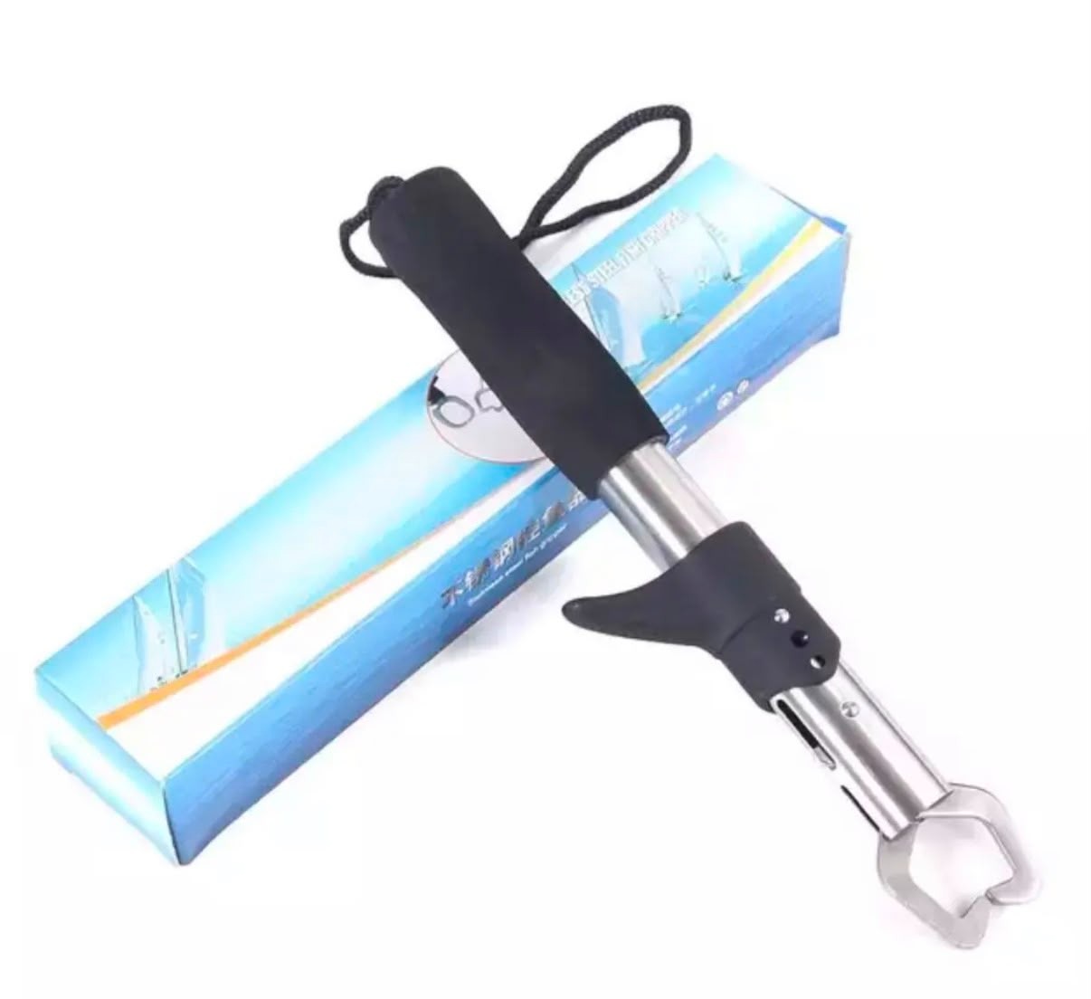 Paslanmaz Çelik Balık Kilidi Gripper - 22 cm (Bilek İpli)