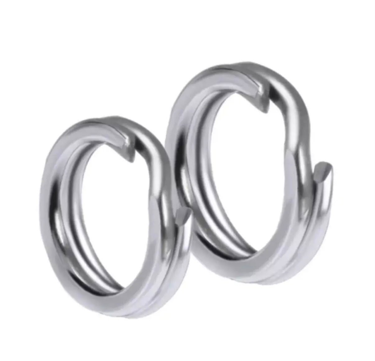 Pro-Strength Paslanmaz Çelik Balıkçılık Halka Seti Split Ring - (10'lu Paket)