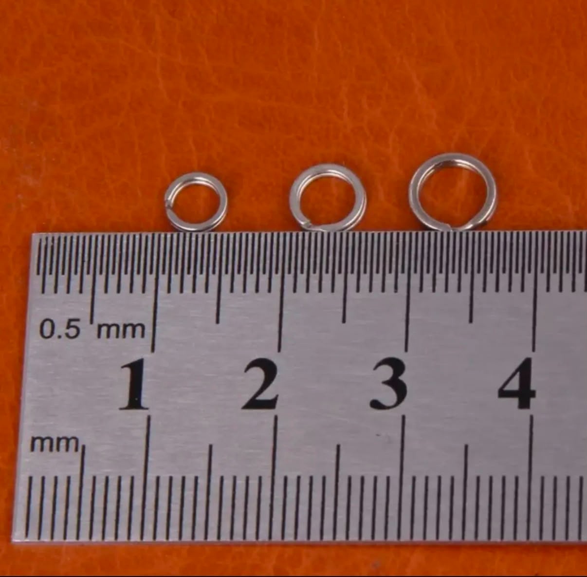 Pro-Strength Paslanmaz Çelik Balıkçılık Halka Seti Split Ring - (10'lu Paket)