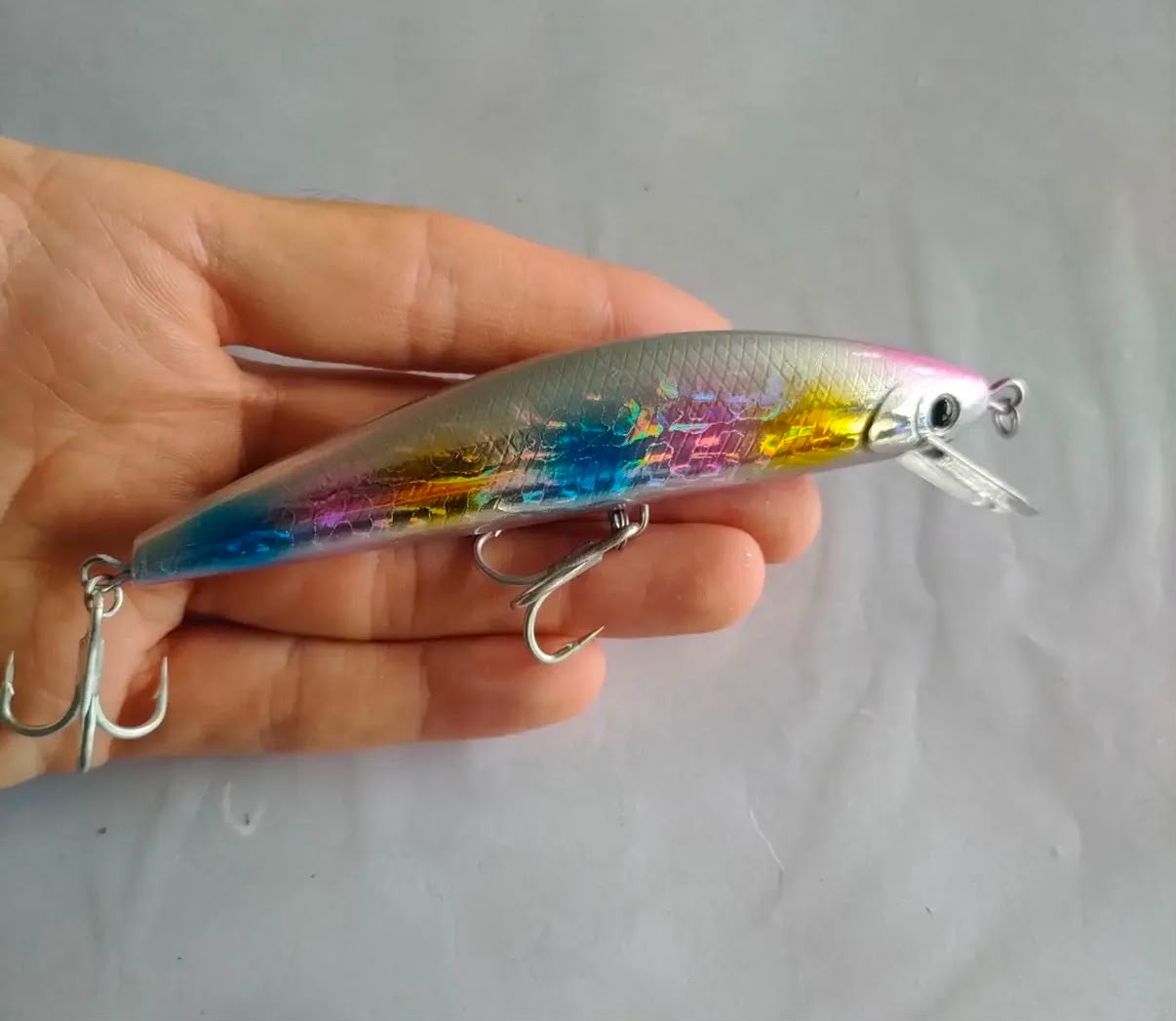 Batan (Sinking) Ağır Siklet Spin Sahtesi - 120 mm / 40 gr (UV & Hologramlı)