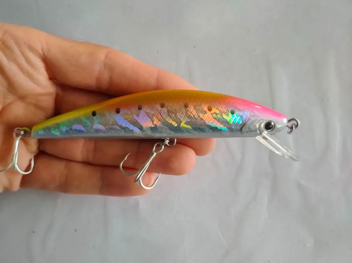 Batan (Sinking) Ağır Siklet Spin Sahtesi - 120 mm / 40 gr (UV & Hologramlı)