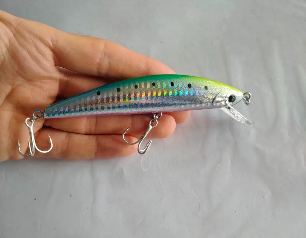 Batan (Sinking) Ağır Siklet Spin Sahtesi - 120 mm / 40 gr (UV & Hologramlı)