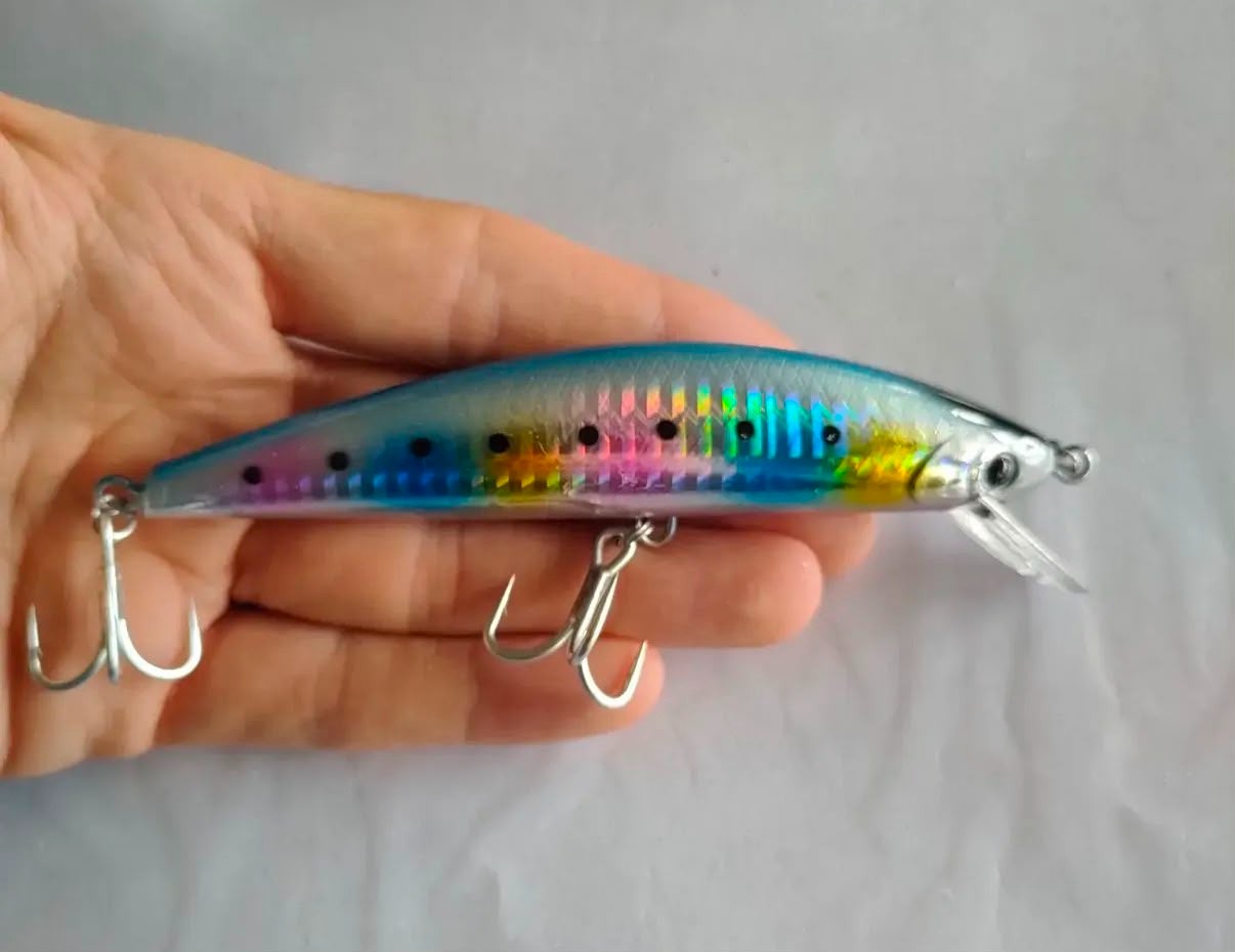 Batan (Sinking) Ağır Siklet Spin Sahtesi - 120 mm / 40 gr (UV & Hologramlı)