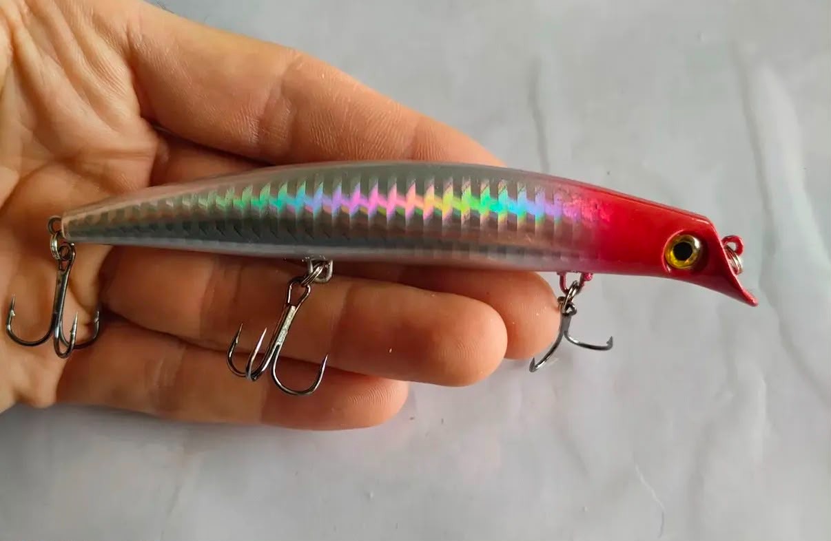 Ultra Sığ Dalar Bilyalı Spin Sahtesi - 12.5 cm / 14 gr (Dalar: 0 - 0.2m)