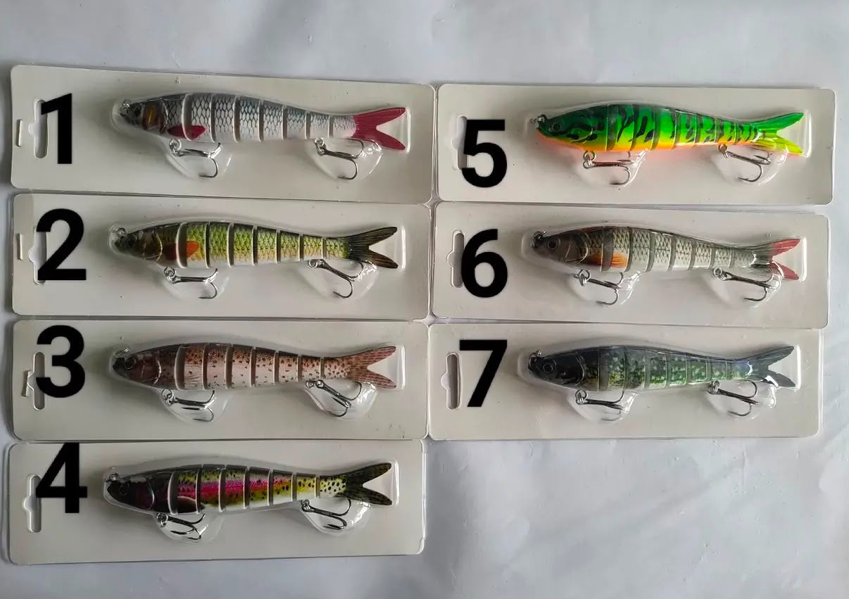 8 Eklemli Yüksek Aksiyonlu Spin Sahtesi - 13.7 cm / 27 gr Swimbait Serisi