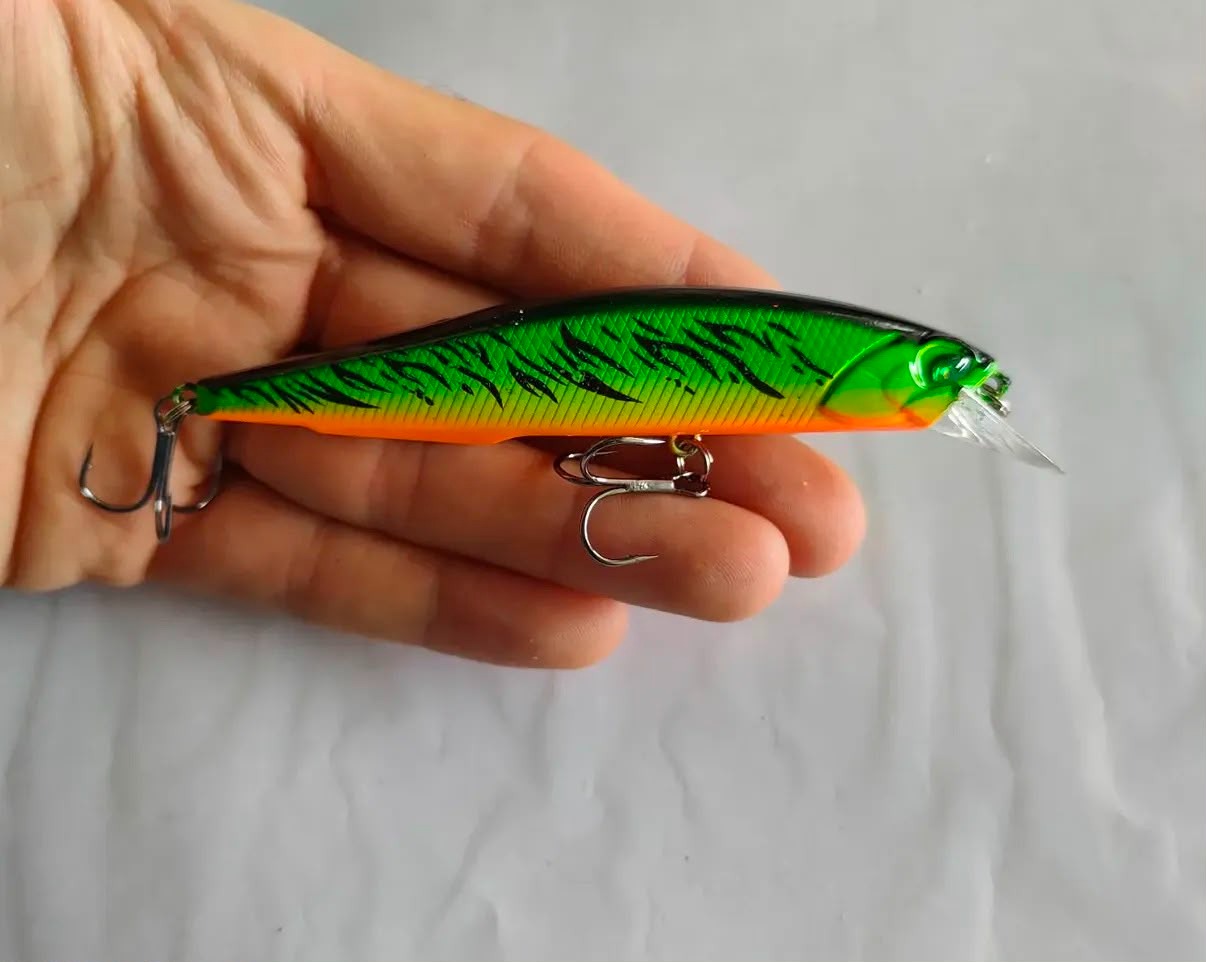 : Yüzen (Floating) Bilyalı Spin Sahtesi - 11 cm / 13 gr (8 Farklı Renk)