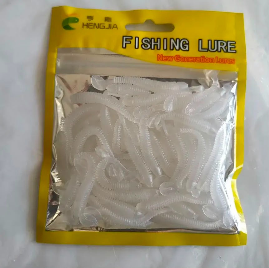 LRF Uyumlu Glow ve UV Destekli Mikro Silikon Kurtçuk - 4.5 cm / 0.6 gr (50'li Paket)