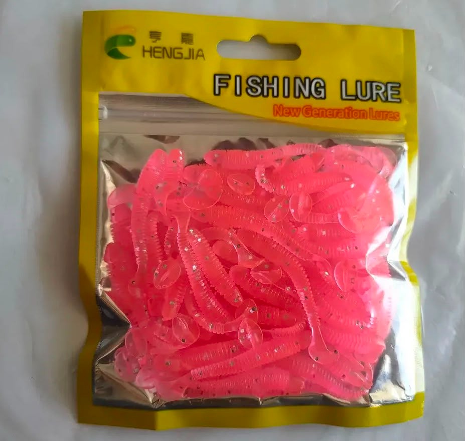 LRF Uyumlu Glow ve UV Destekli Mikro Silikon Kurtçuk - 4.5 cm / 0.6 gr (50'li Paket)